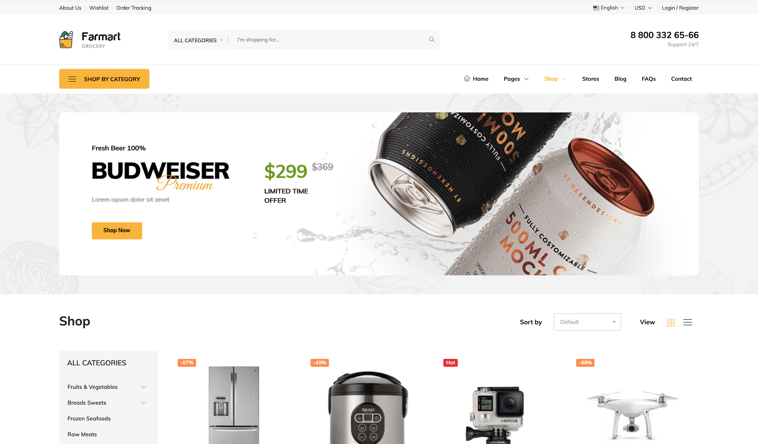 Farmart v1.21.5 Nulled – Single or Multivendor Laravel eCommerce System PHP Script